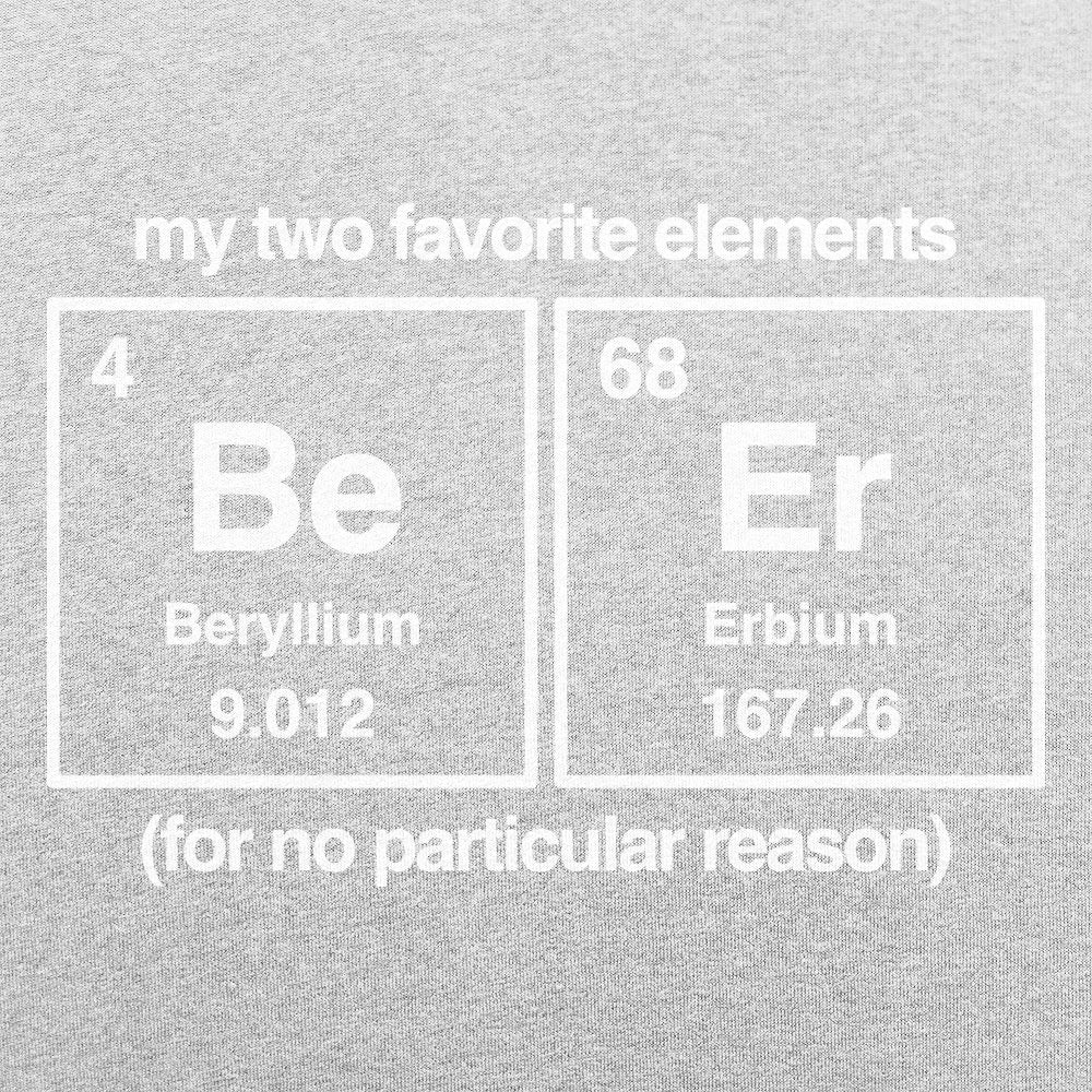 Beer Elements Periodic Table Beryllium Erbium Chemistry Pun