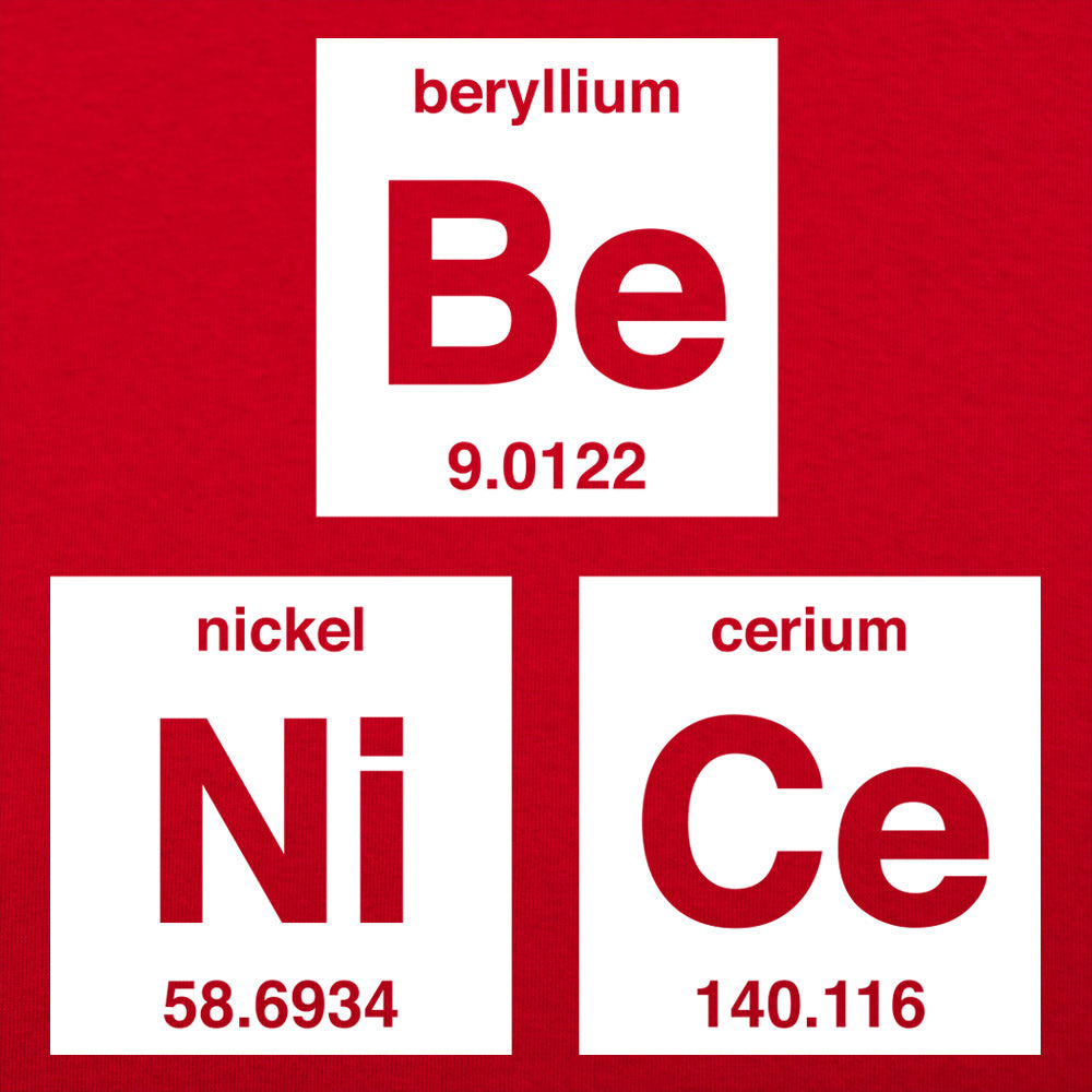 Be Nice Periodic Table Elements