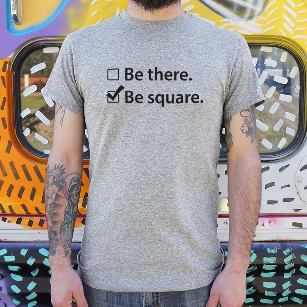 Be There Be Square Checkbox List Pun