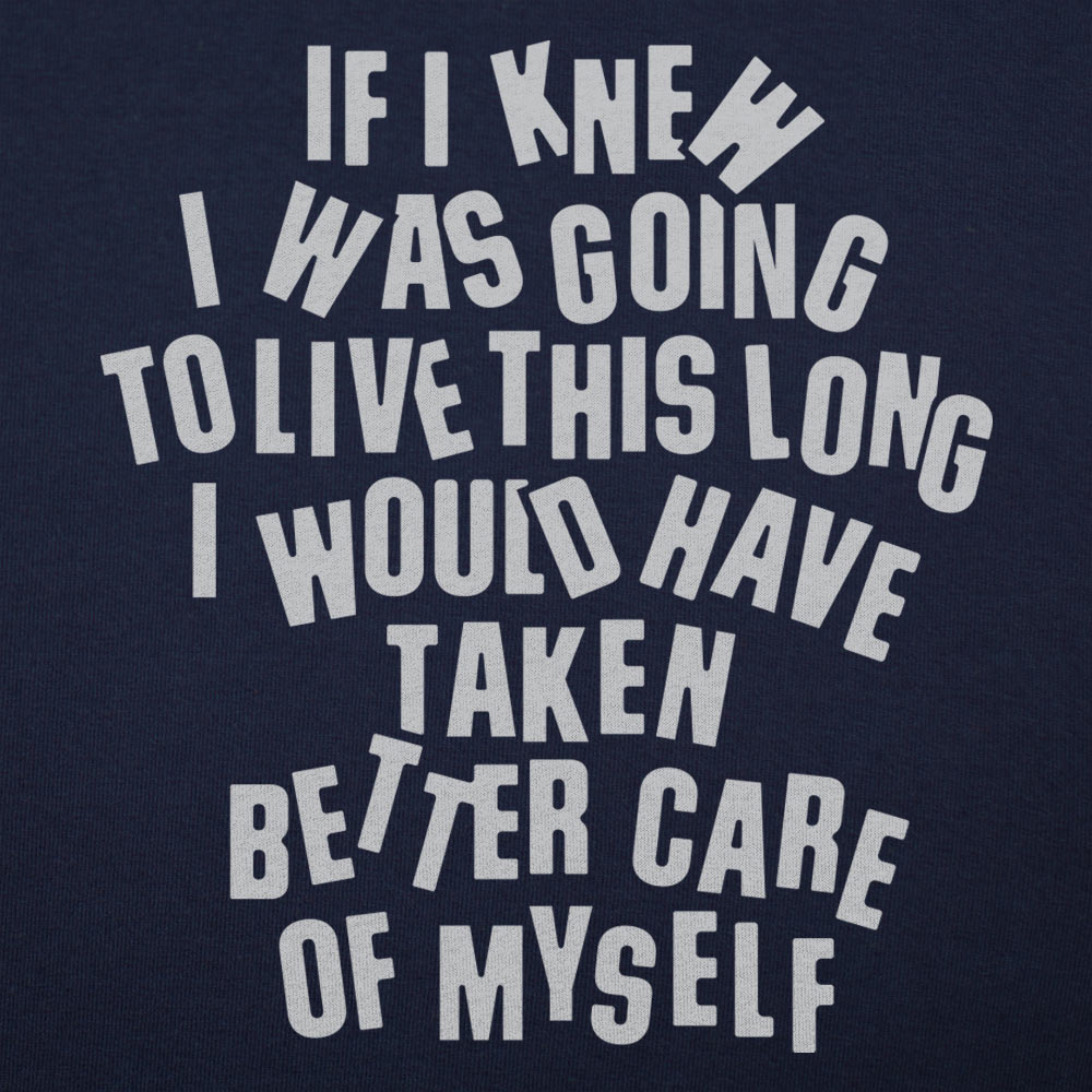 If I Knew I Was Going to Live This Long, Better Care of Myself Quote