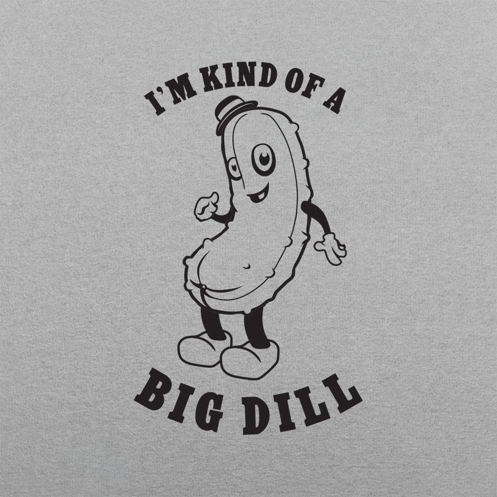 Kind Of A Big Dill Cartoon Pickle Pun