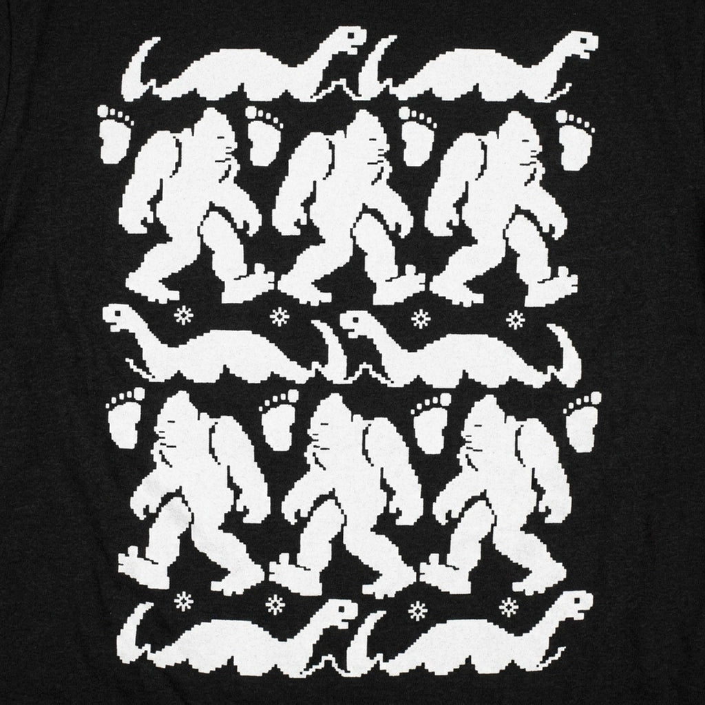 Bigfoot & Nessie Ugly Christmas Sweater Pattern