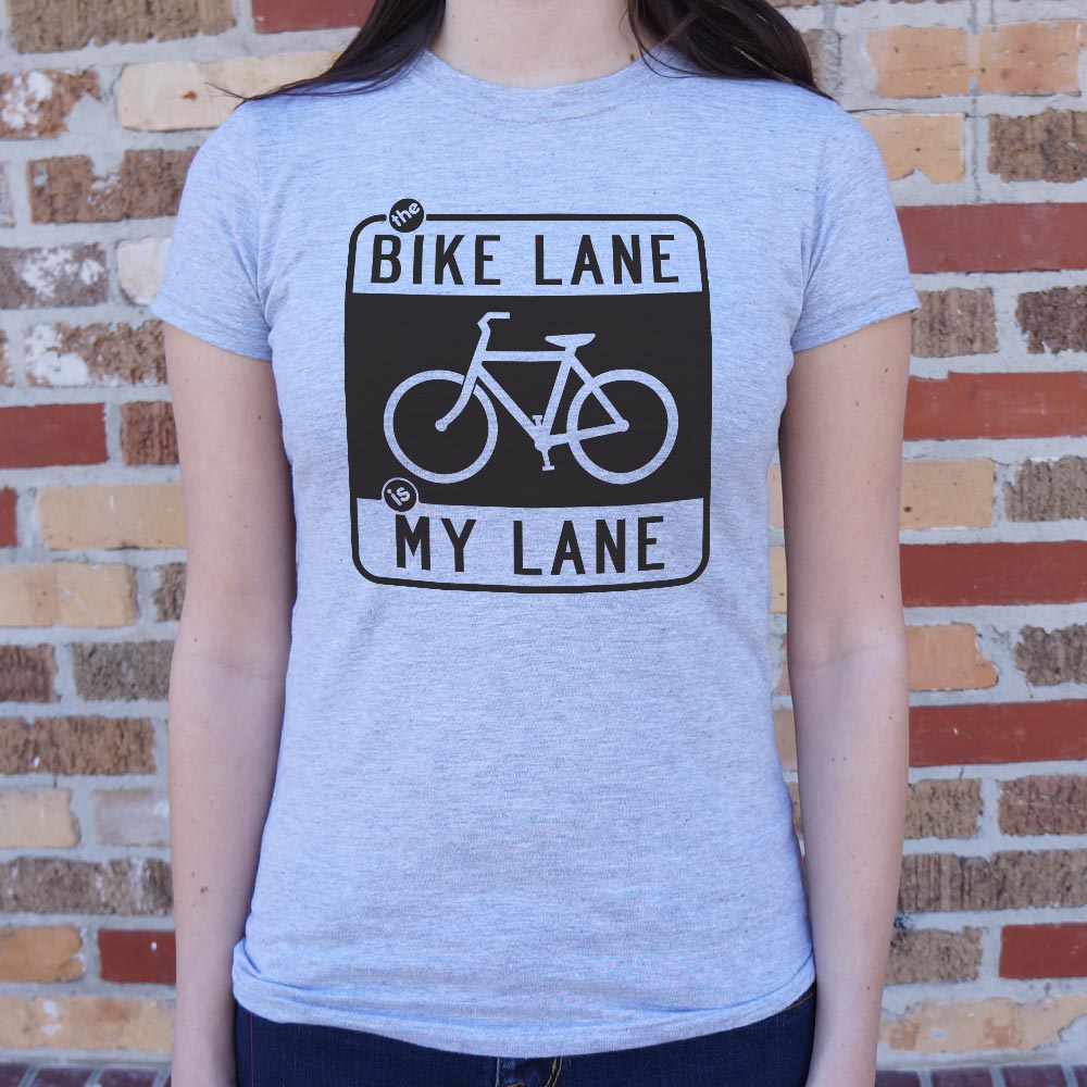 The Bike Lane is My Lane Bicycle Road Sign Design