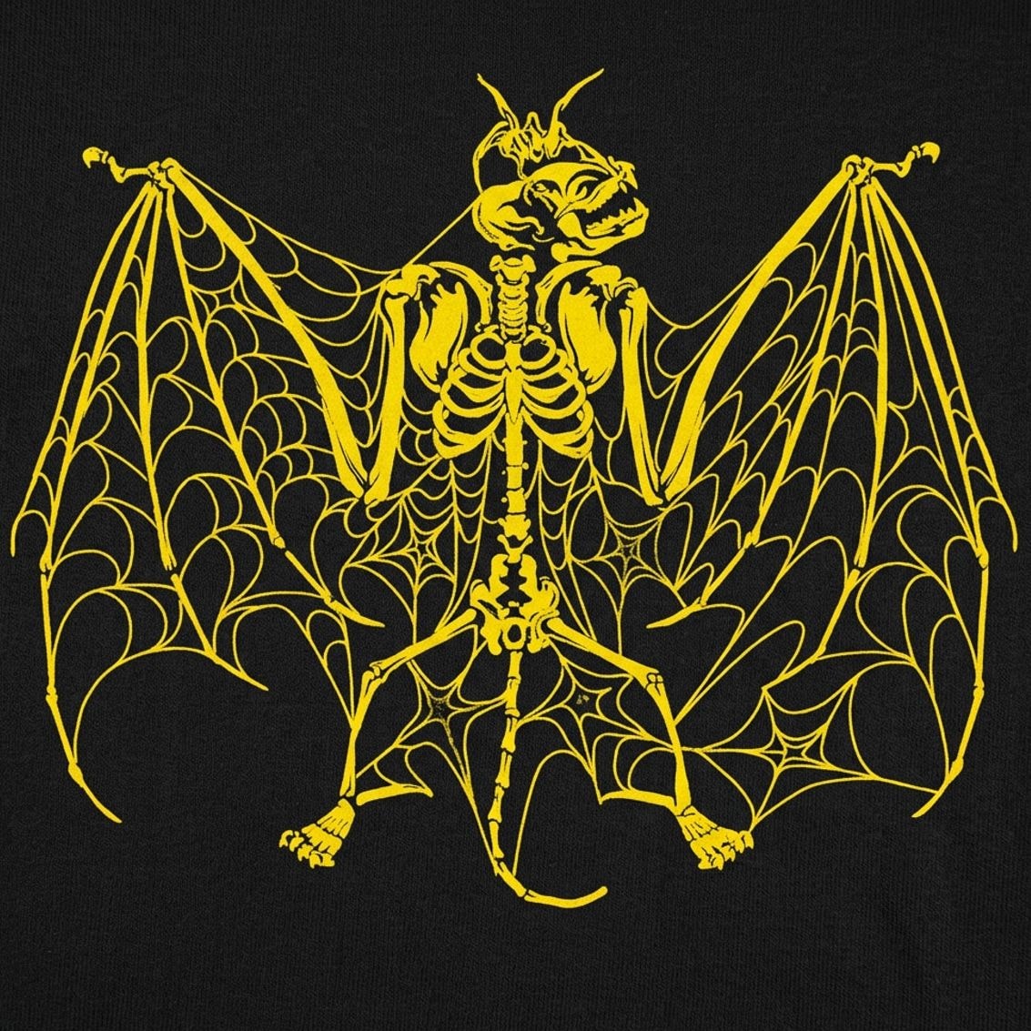 Spider Bat Skeleton Graphic
