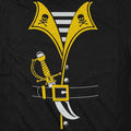 Pirate Costume with Sword and Skull Collar