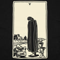 Tarot Five of Cups Card Hooded Figure Mourning