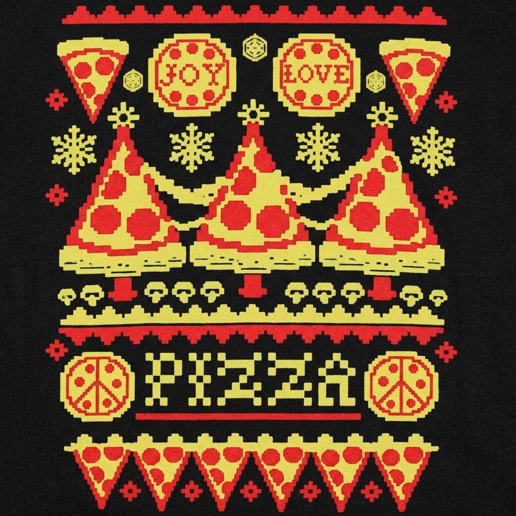 Ugly Pizza Christmas Sweater Pattern