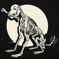 Skeleton Dog Chewing Bone Graphic