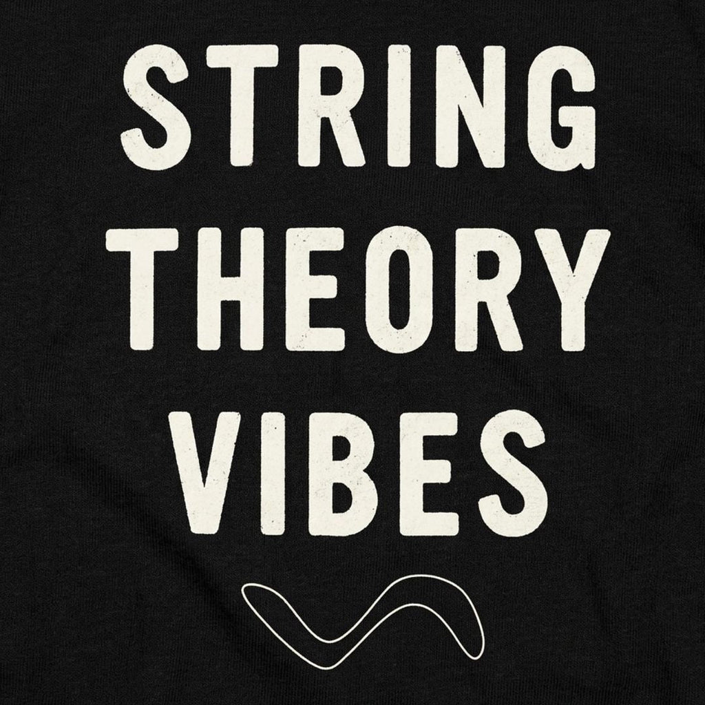 String Theory Vibes Physics Wave Design