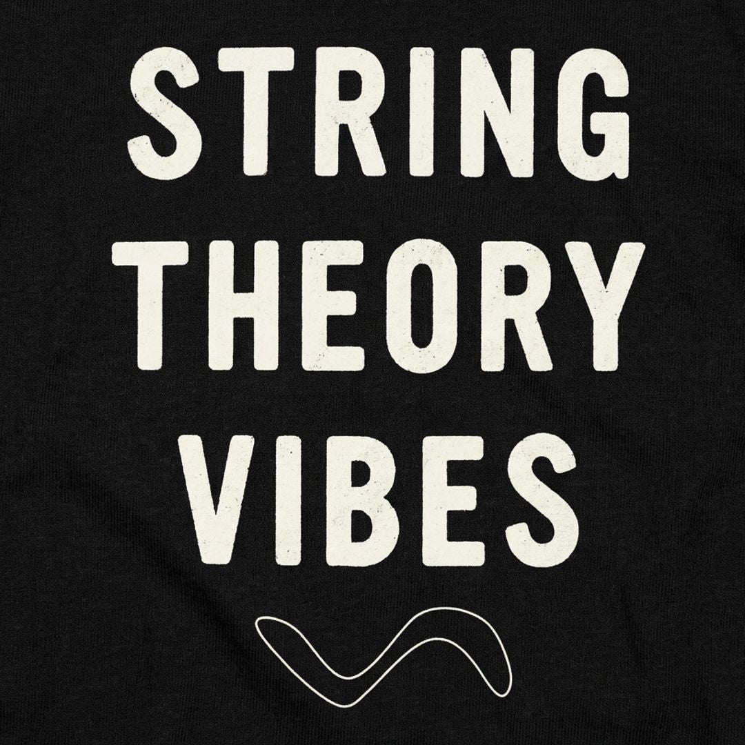 String Theory Vibes Physics Wave Design