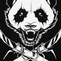 Black Metal Panda Graphic