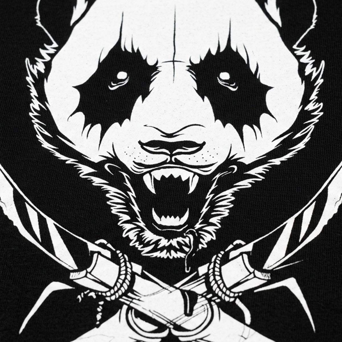 Black Metal Panda Graphic