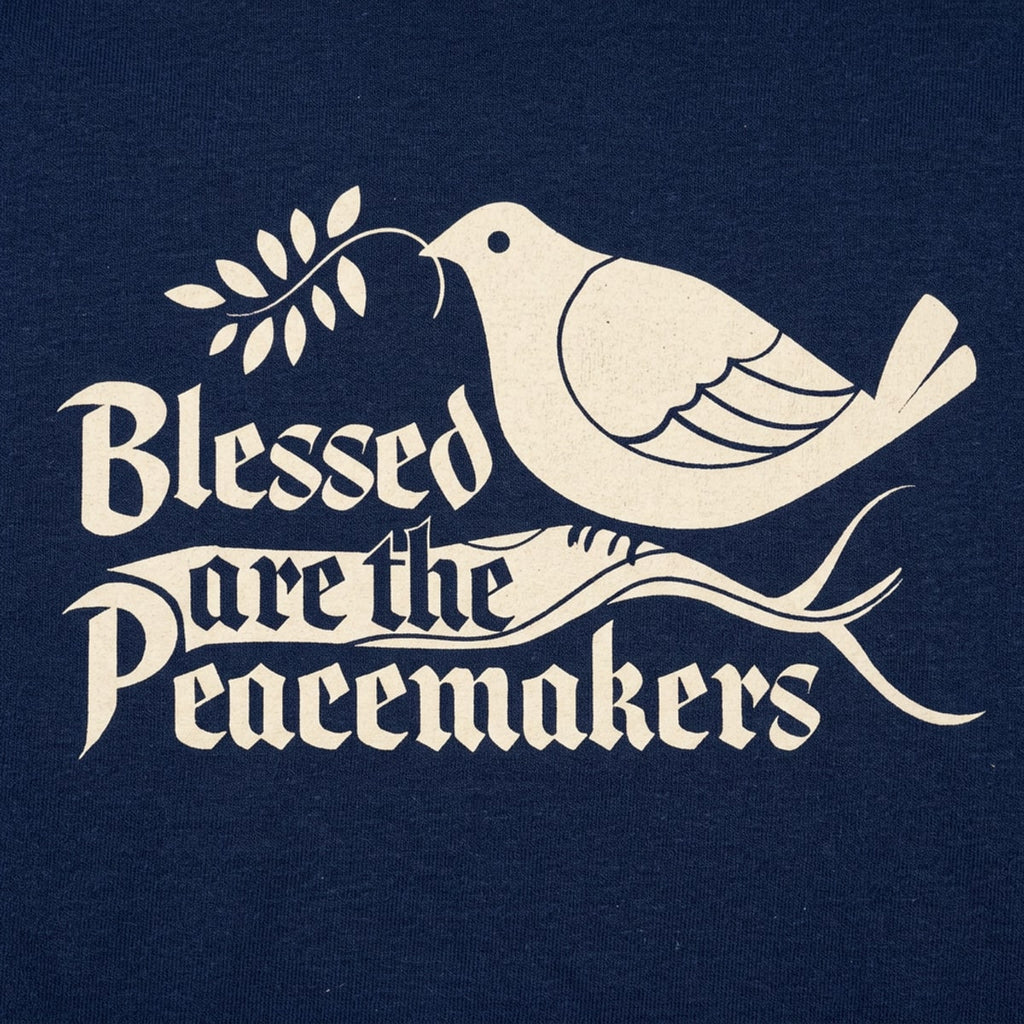 Blessed Are the Peacemakers Dove with Olive Branch