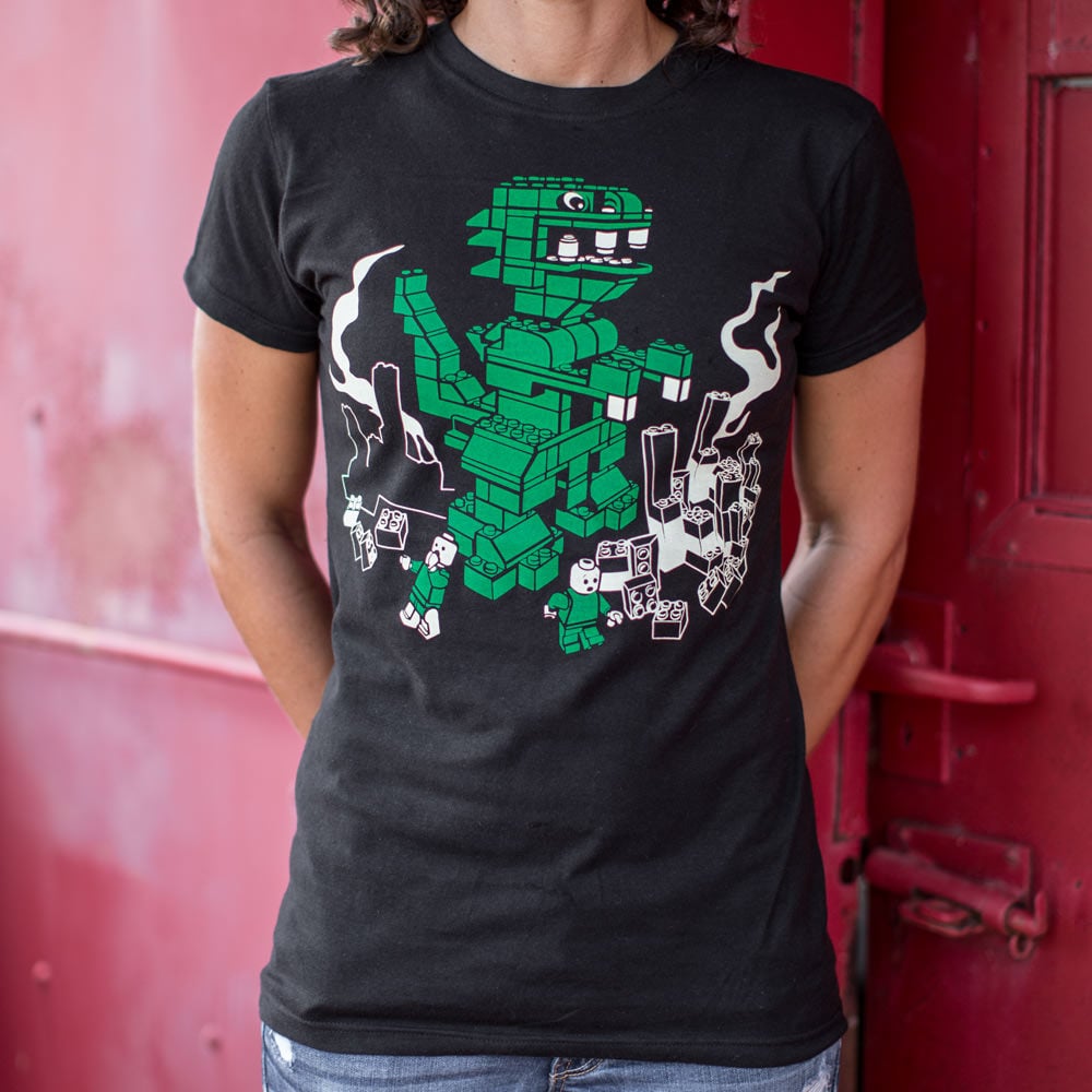 Blockzilla Returns Giant Building Block Monster Destroying City