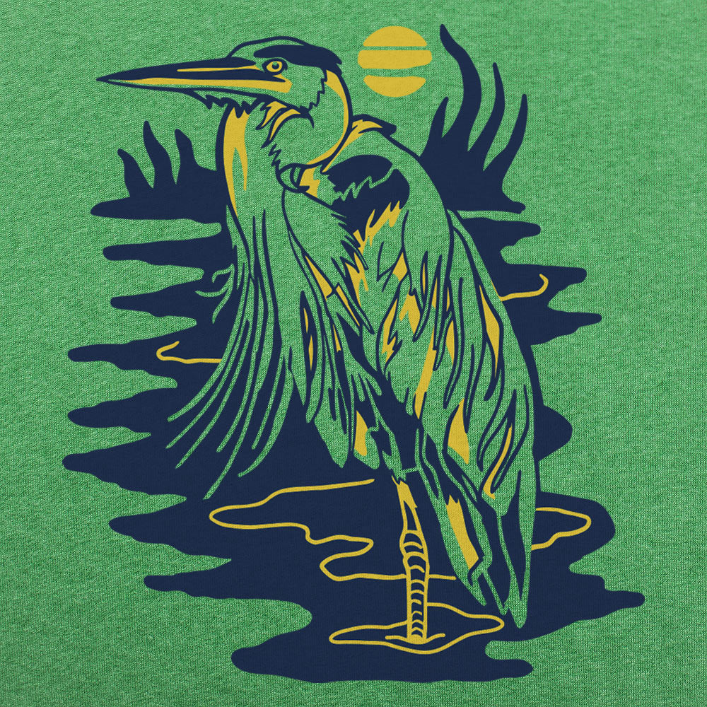 Blue Heron Marsh at Sunset Graphic