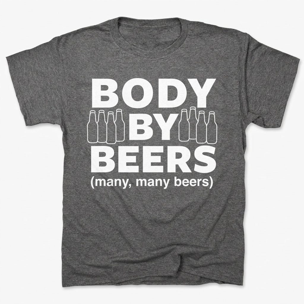 Body By Beers Many Many Beers with Bottles
