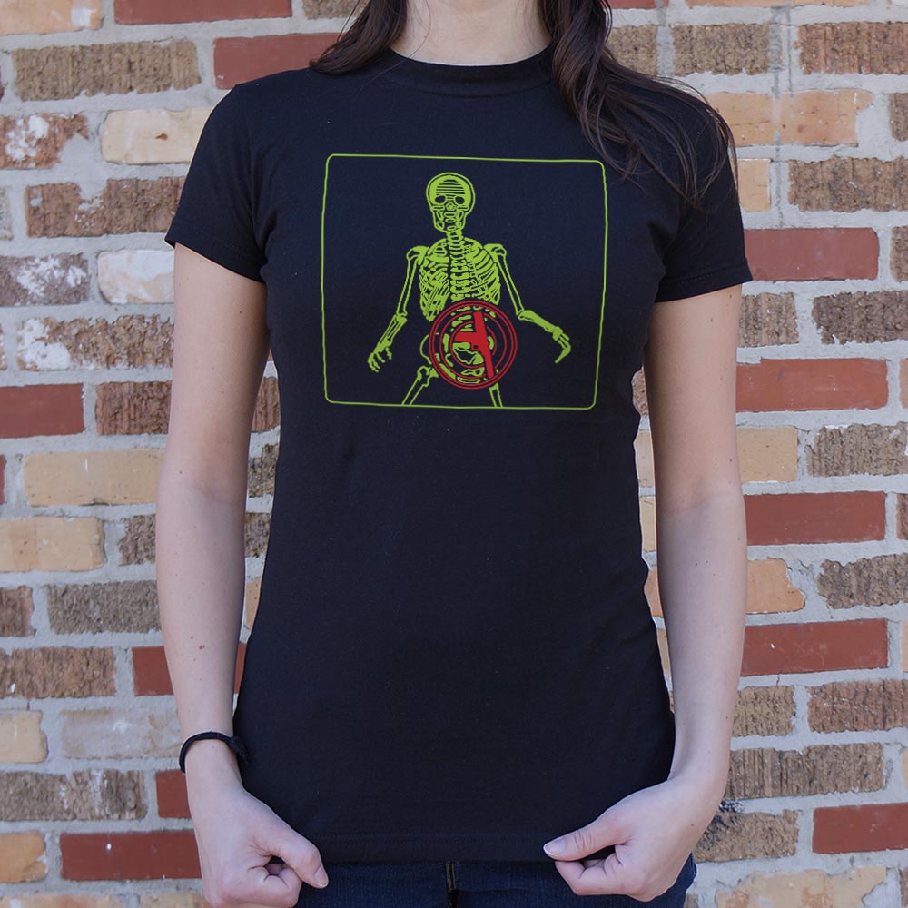 Body Scanner Alert X-Ray Skeleton Scan