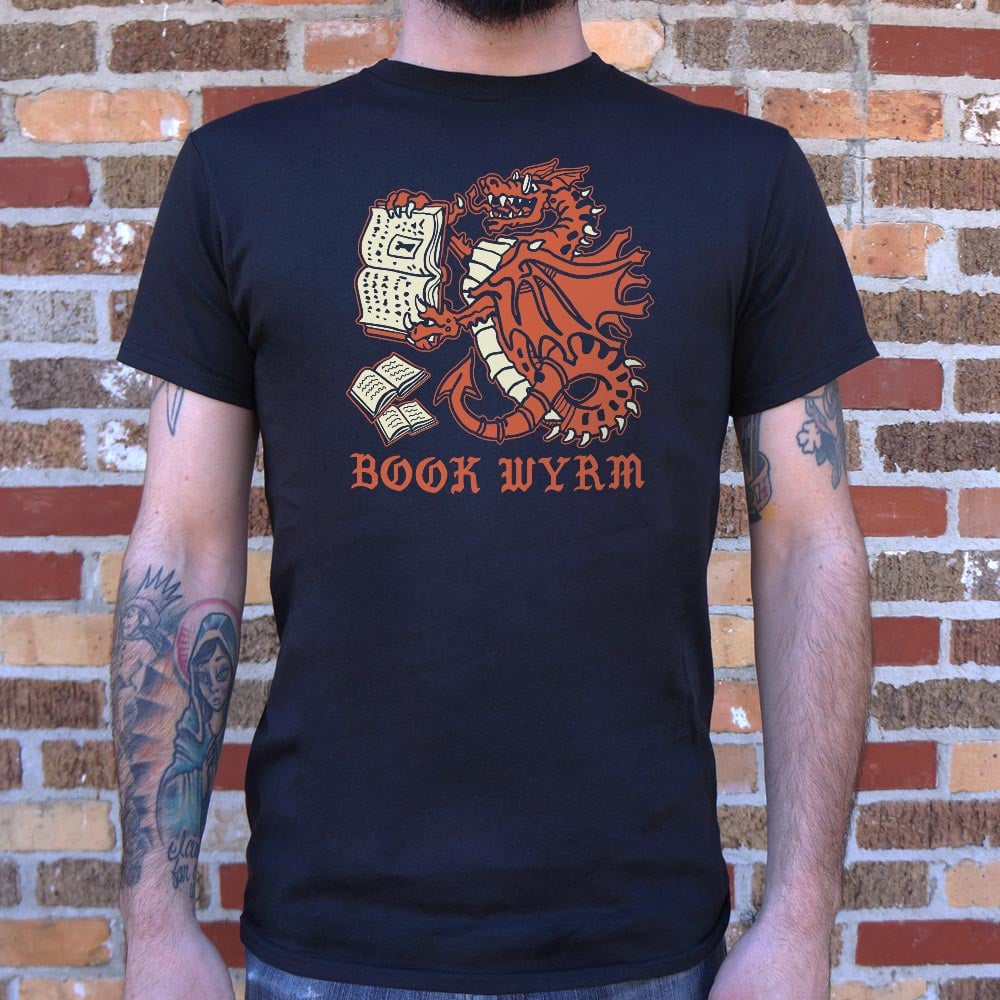Book Wyrm Two Headed Dragon Reading Books
