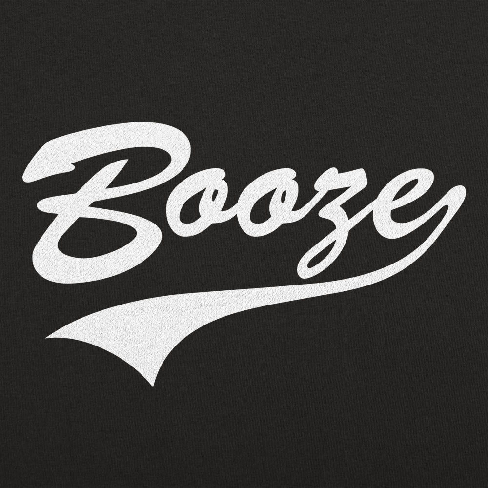 Booze Retro Varsity Script Sports Logo