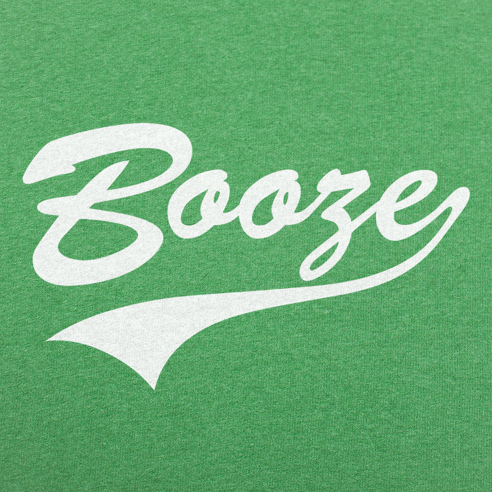 Booze Retro Varsity Script Sports Logo
