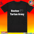 Boston Heart Tartan Army T-shirt