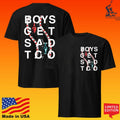 Boys Get Sad Too Racing Car T-shirt