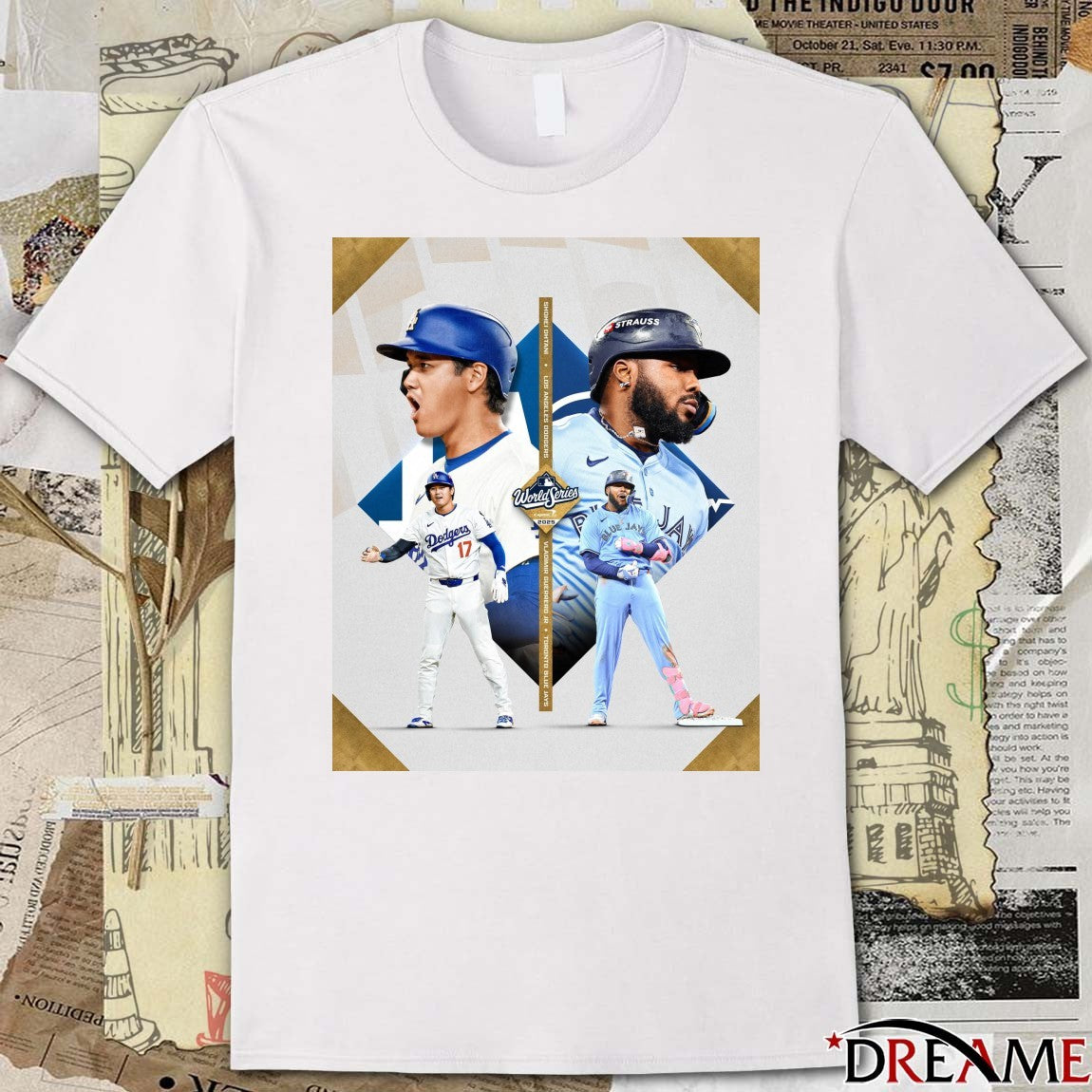 Shohei Ohtani Dodgers Vs Vladimir Guerrero Jr. Jays 2025 MLB World Series Capital One 10.24.2025 Poster t-shirt