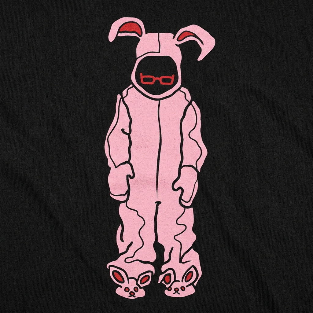 Bunny Pajamas Pink Bunny Costume with Glasses