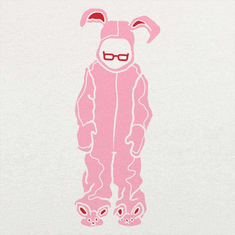Bunny Pajamas Pink Bunny Costume with Glasses