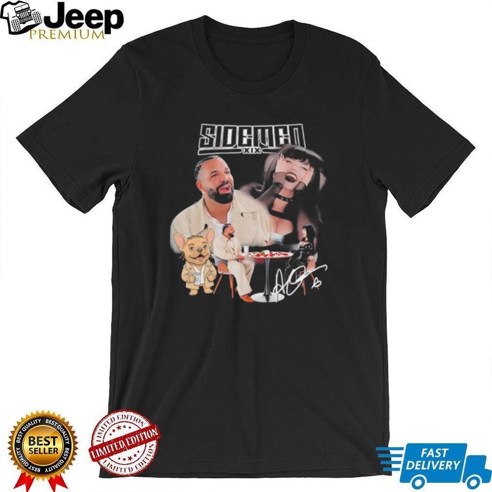Drake and Goth Girl on the table graphic shirt