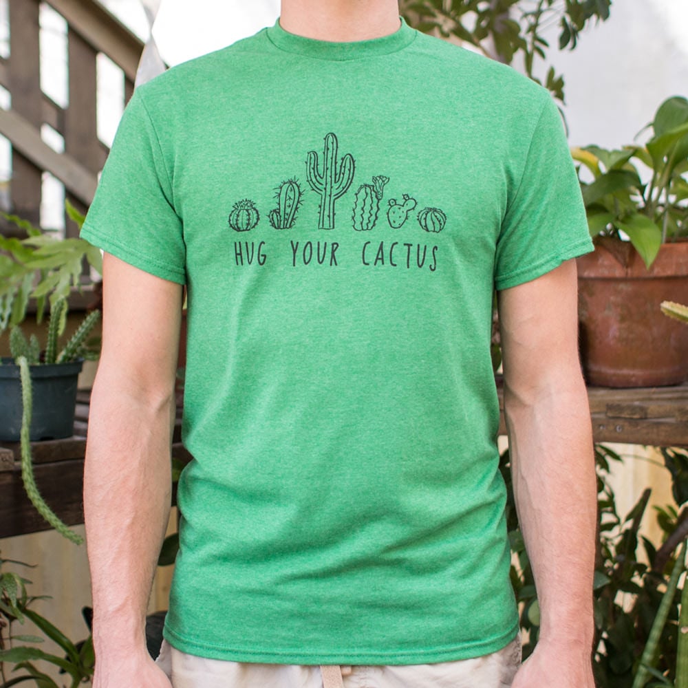Hug Your Cactus with Cute Illustration