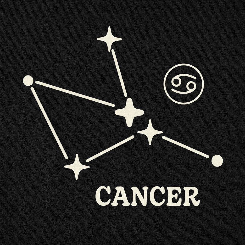 Cancer Constellation Zodiac Sign with Stars and Crab Symbol