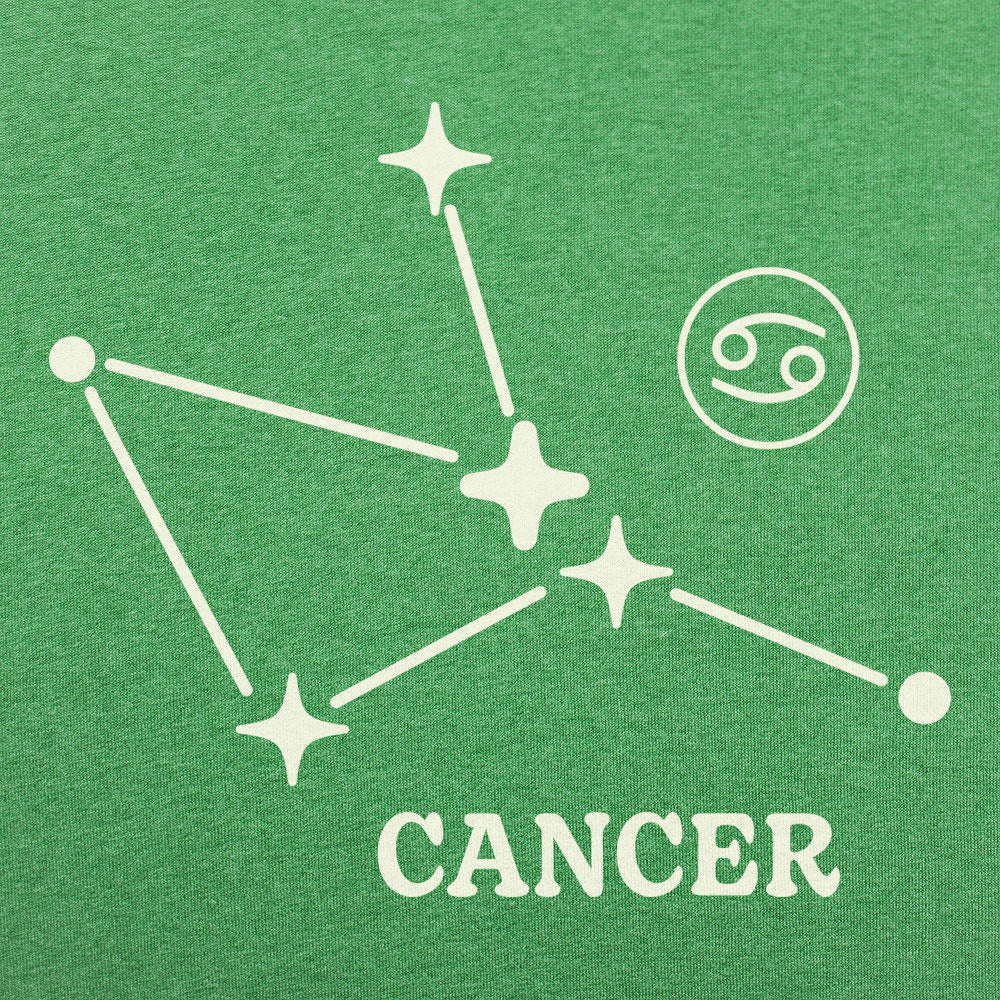 Cancer Constellation Zodiac Sign with Stars and Crab Symbol