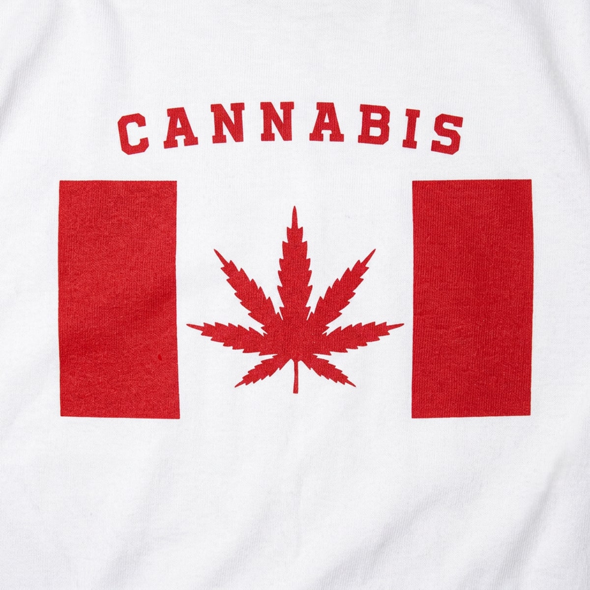 Cannabis Canada Flag Graphic