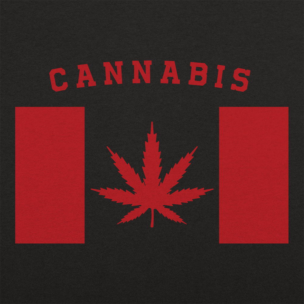 Cannabis Canada Flag Graphic