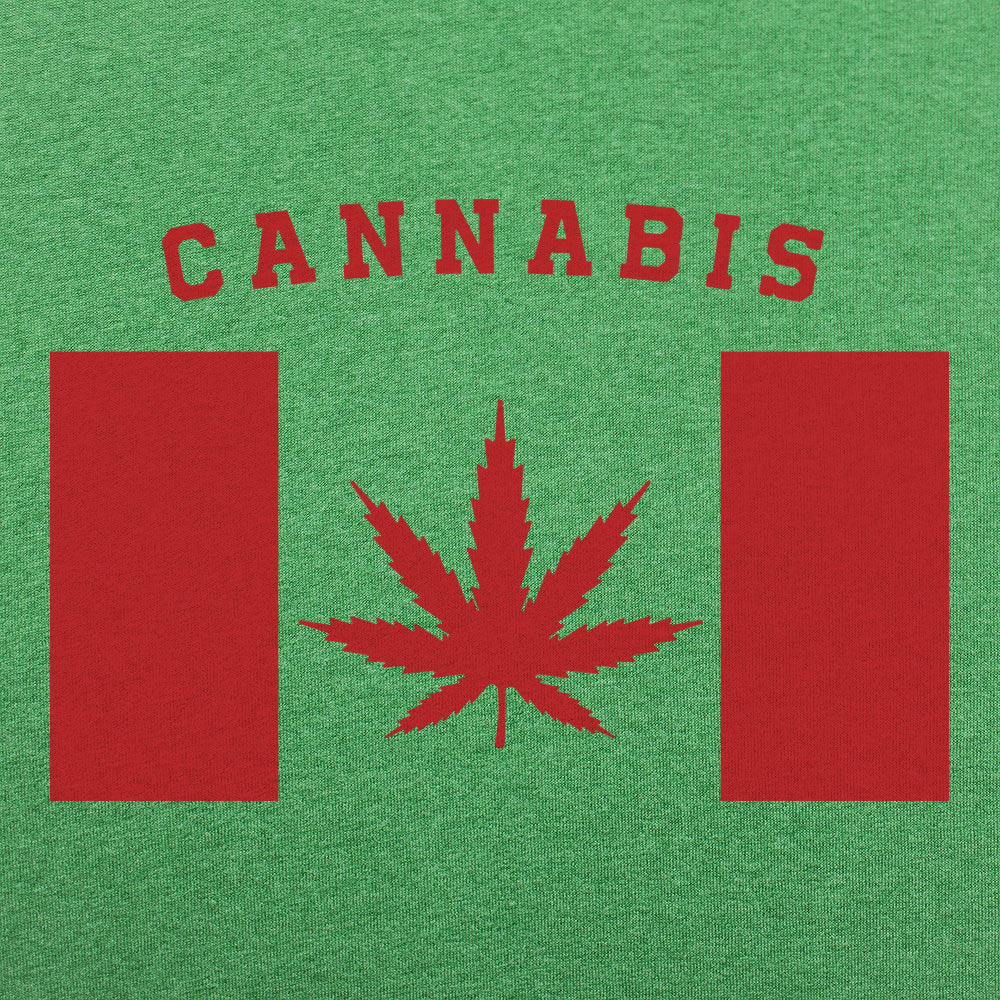 Cannabis Canada Flag Graphic