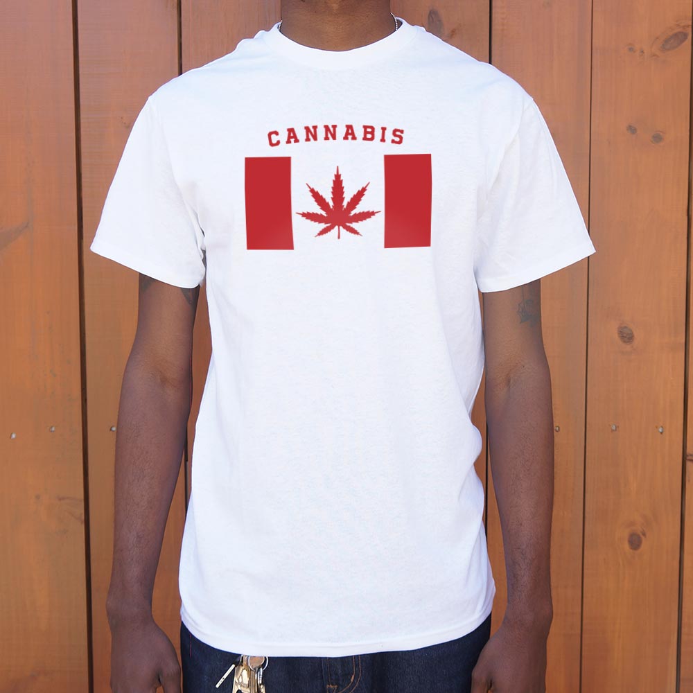 Cannabis Canada Flag Graphic
