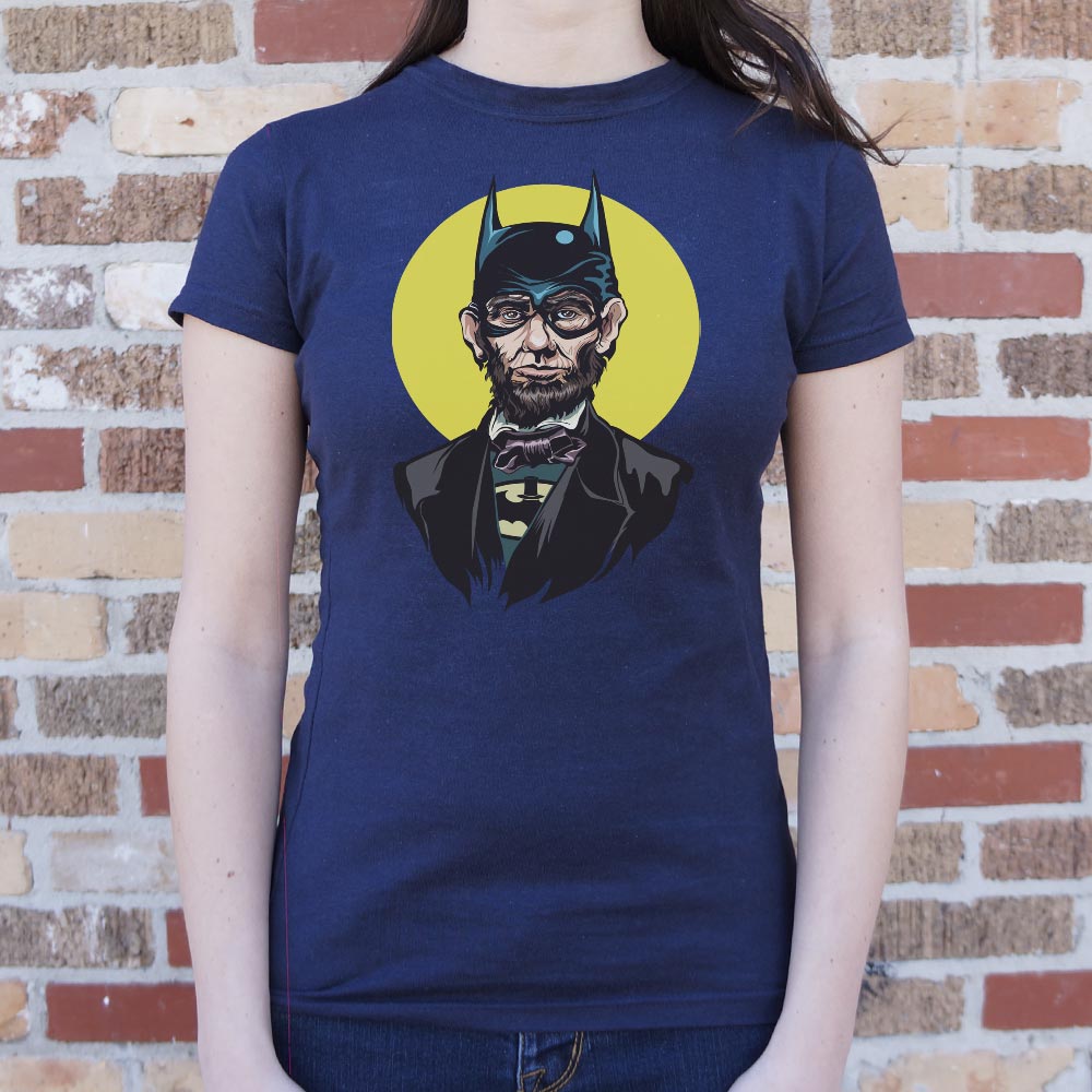 Caped Emancipator Abe Lincoln as Bat Vigilante Full Color
