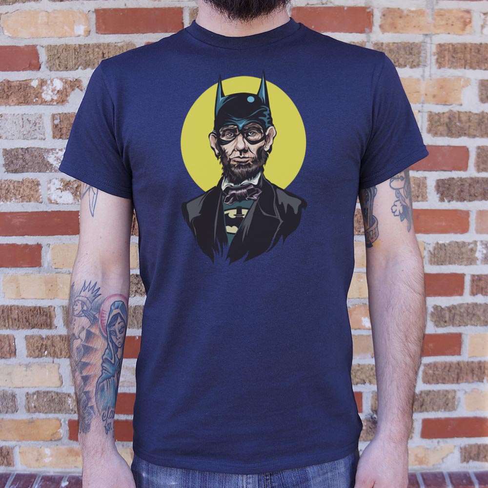 Caped Emancipator Abe Lincoln as Bat Vigilante Full Color