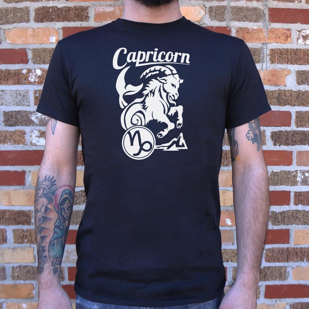 Capricorn Zodiac Sea Goat with Astrology Symbol