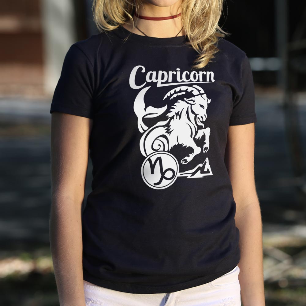 Capricorn Zodiac Sea Goat with Astrology Symbol
