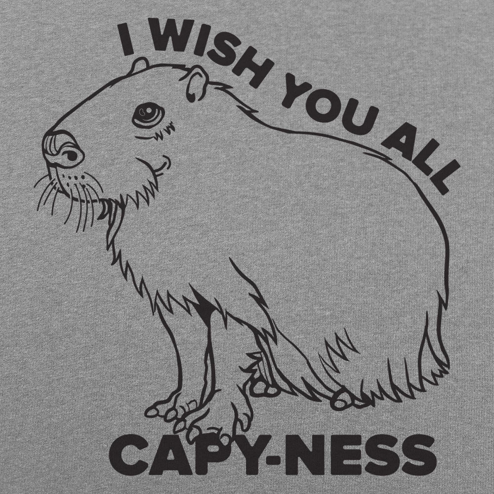 Capyness Capybara Wishing You All Happiness