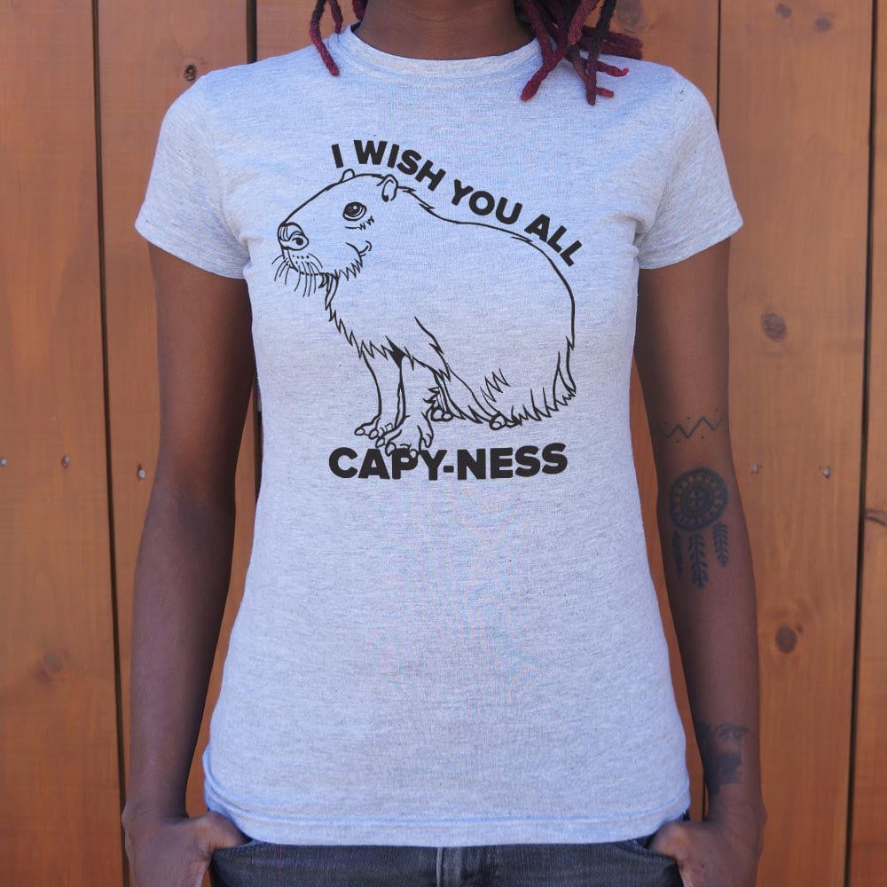 Capyness Capybara Wishing You All Happiness