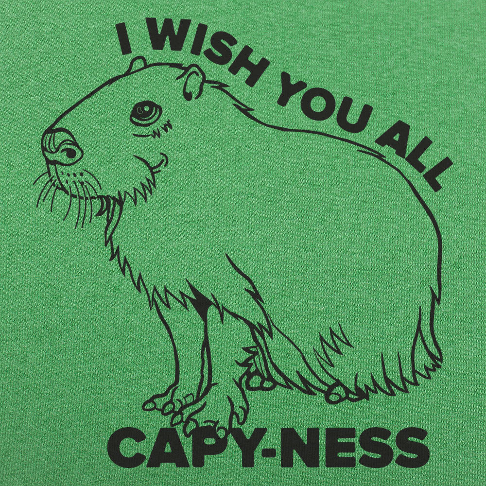 Capyness Capybara Wishing You All Happiness