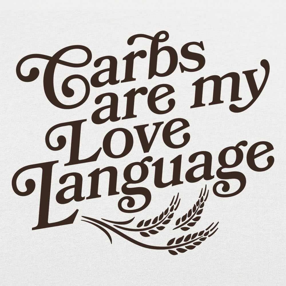 Carbs Are My Love Language Graphic