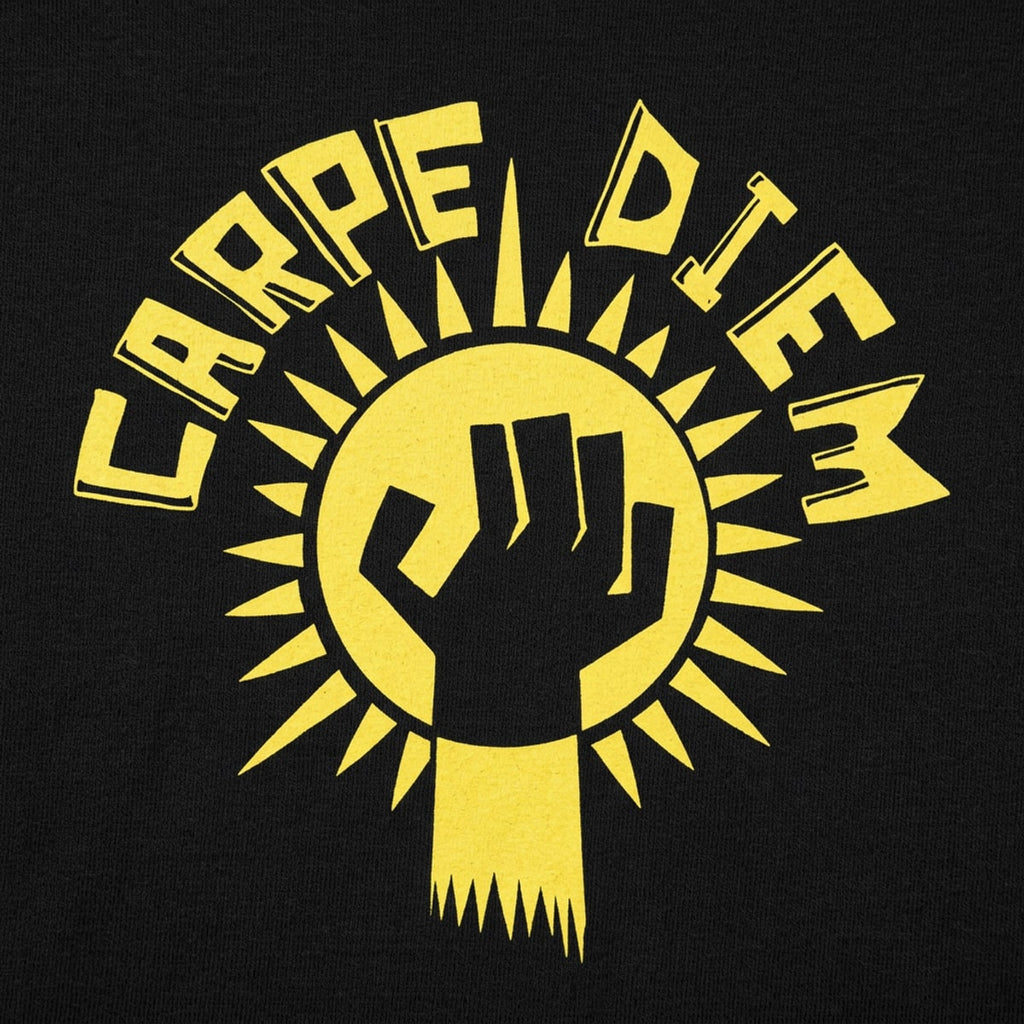 Carpe Diem Rising Sun Fist Seize the Day