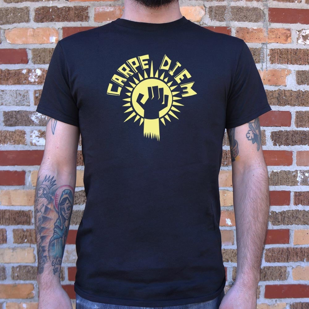 Carpe Diem Rising Sun Fist Seize the Day