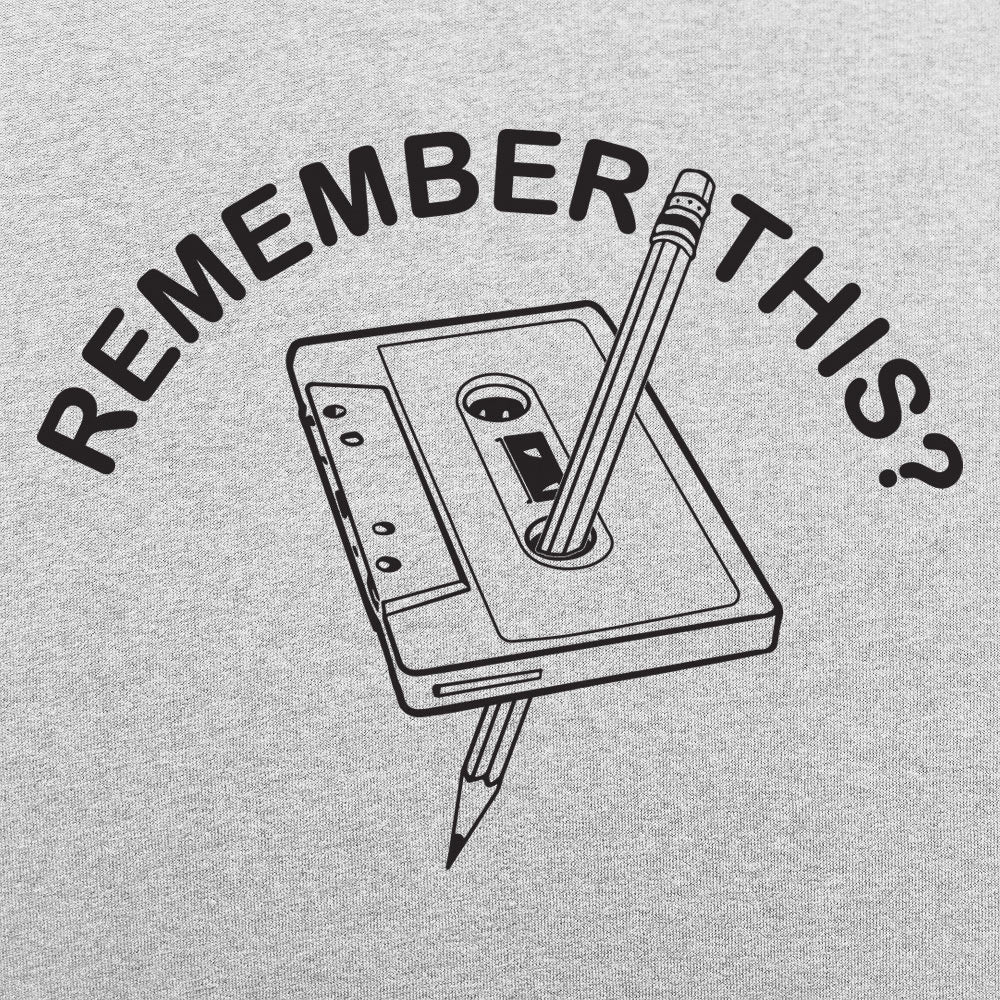 Remember This Cassette Tape and Pencil Rewind
