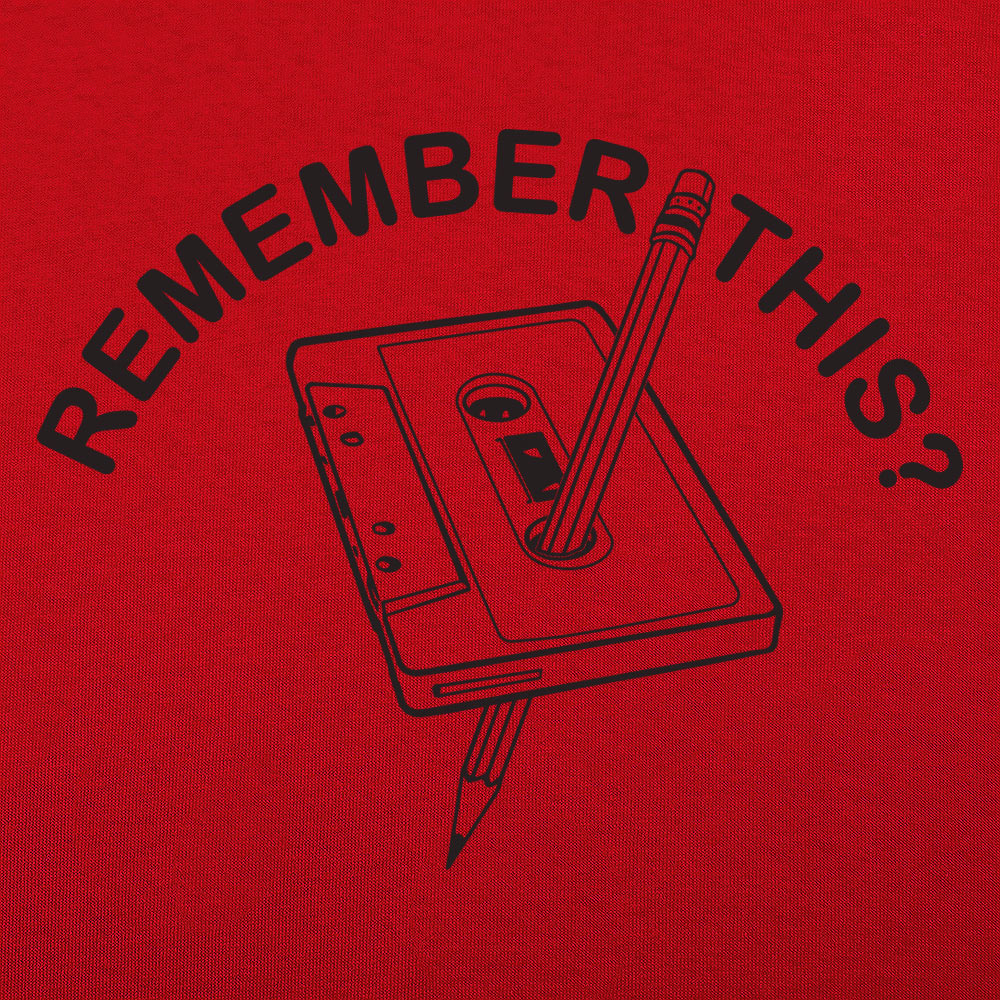 Remember This Cassette Tape and Pencil Rewind