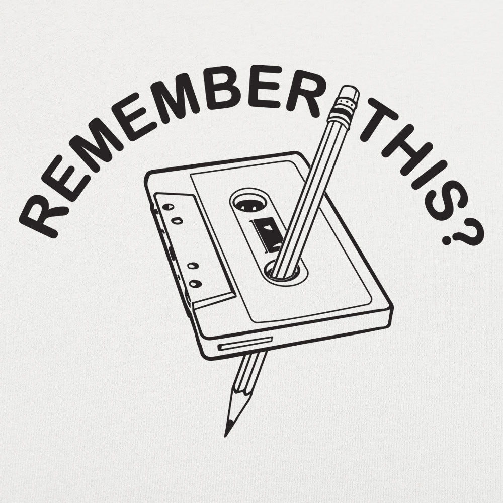 Remember This Cassette Tape and Pencil Rewind